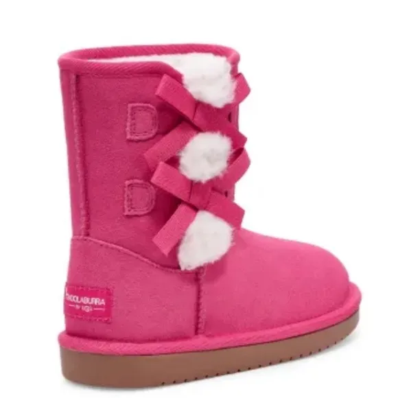 NWOB KOOLABURRA BY UGG Kids Victoria Short Boots In Pink Size 7T MSRP $70