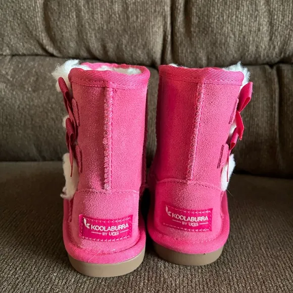 NWOB KOOLABURRA BY UGG Kids Victoria Short Boots In Pink Size 7T MSRP $70