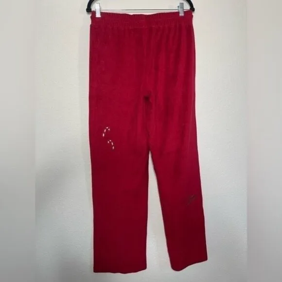NWT Voight Womens Red Pajama Pants Christmas Theme SIZE M MEDIUM