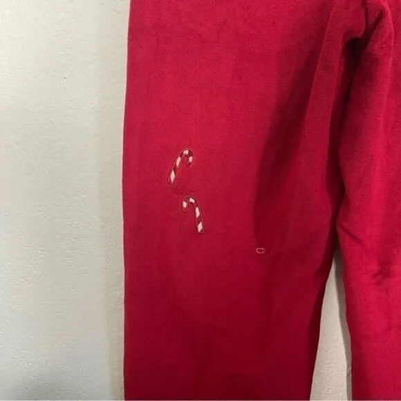 NWT Voight Womens Red Pajama Pants Christmas Theme SIZE M MEDIUM