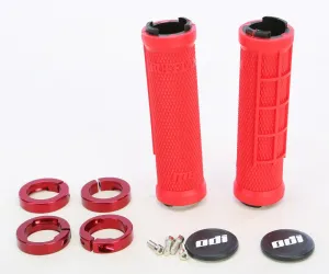ODI J32RFBR-R Ruffian Half Waffle Lock-on Grips
