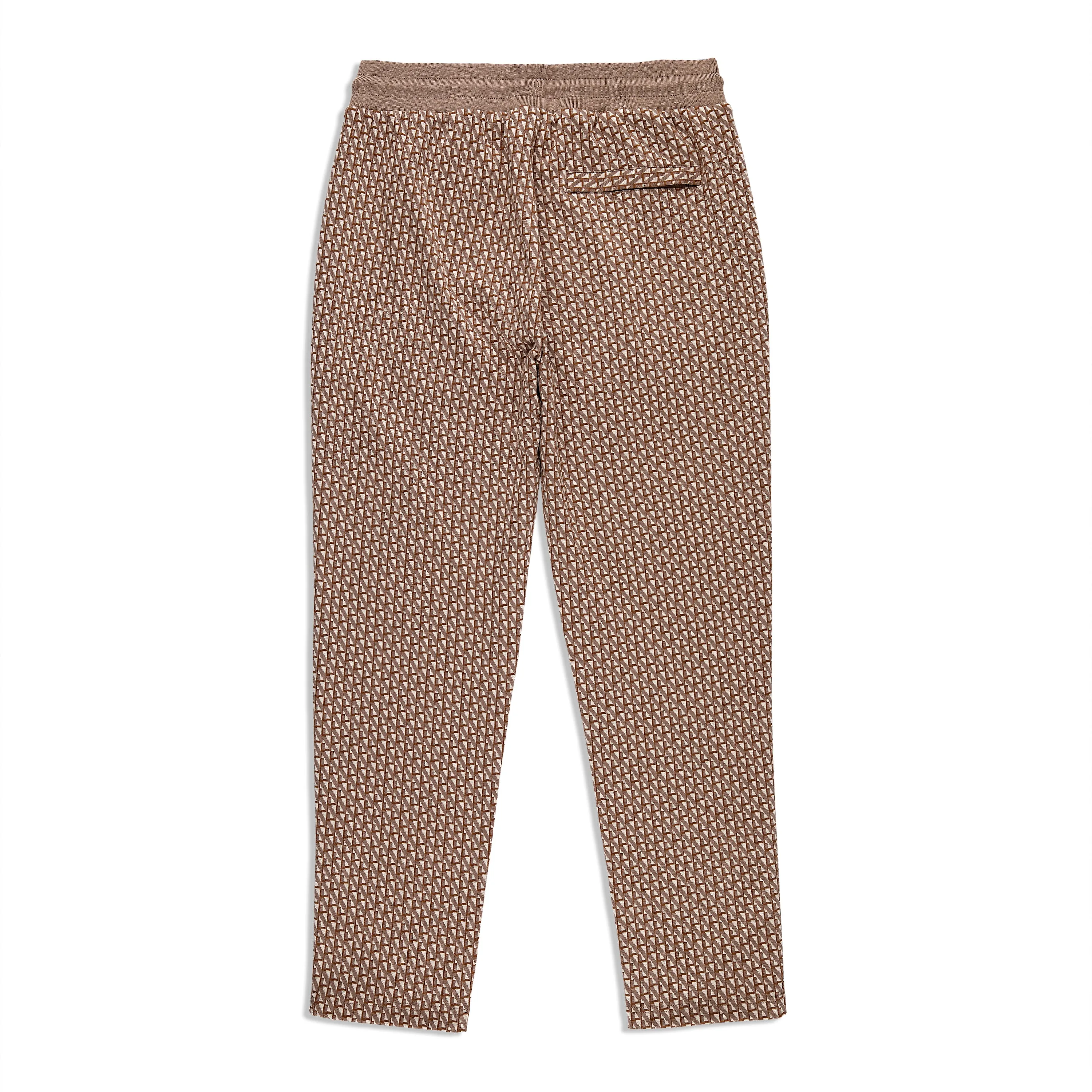 Paolo Knit Track Pant- Taupe Grey