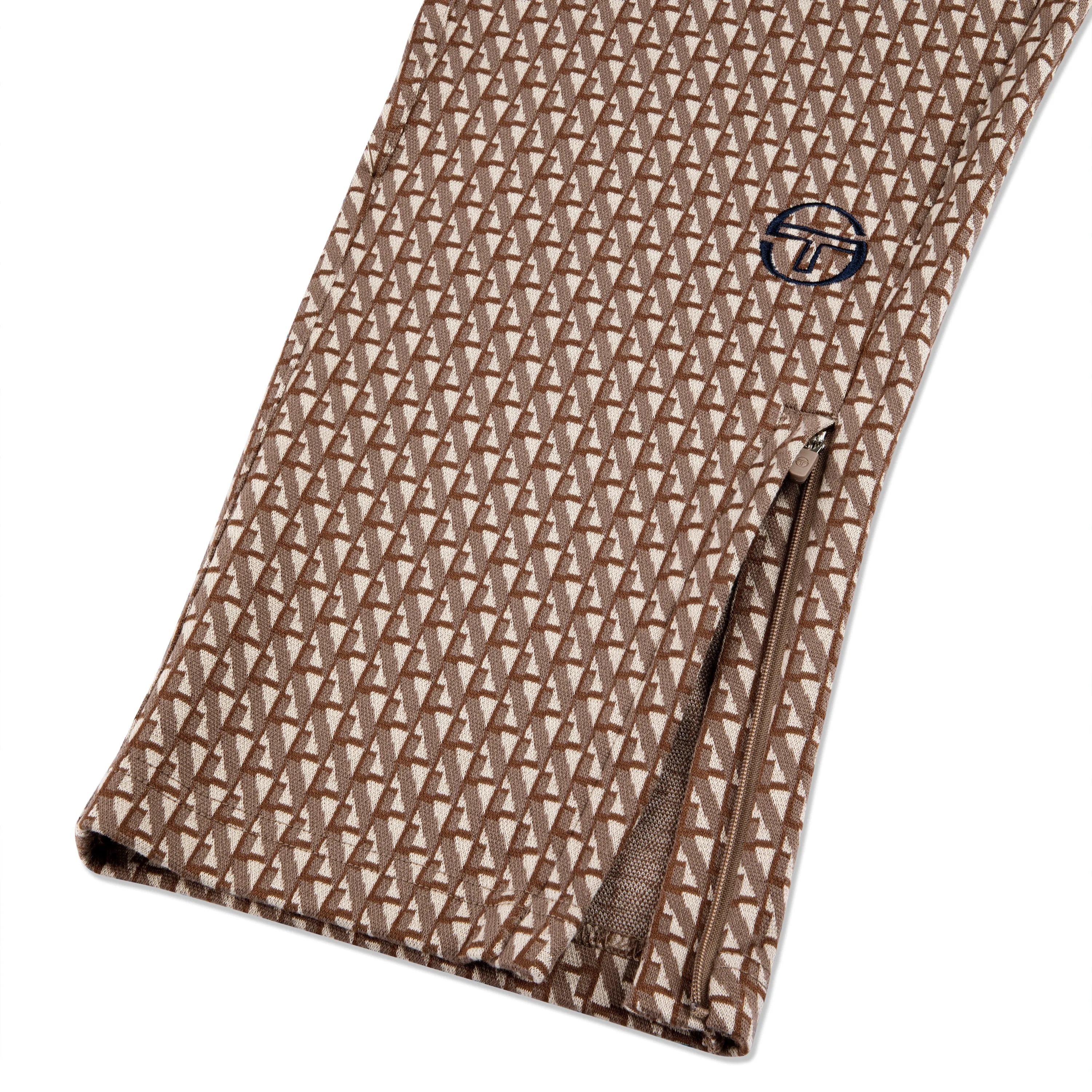 Paolo Knit Track Pant- Taupe Grey