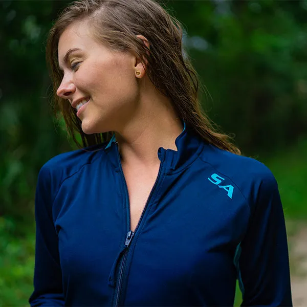 Performance Dress | Navy | Tidal Waves