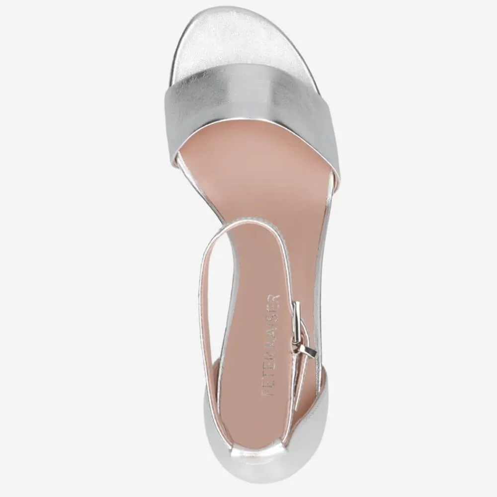 Peter Kaiser Verona Heel Sandal 9-78340-SILVER