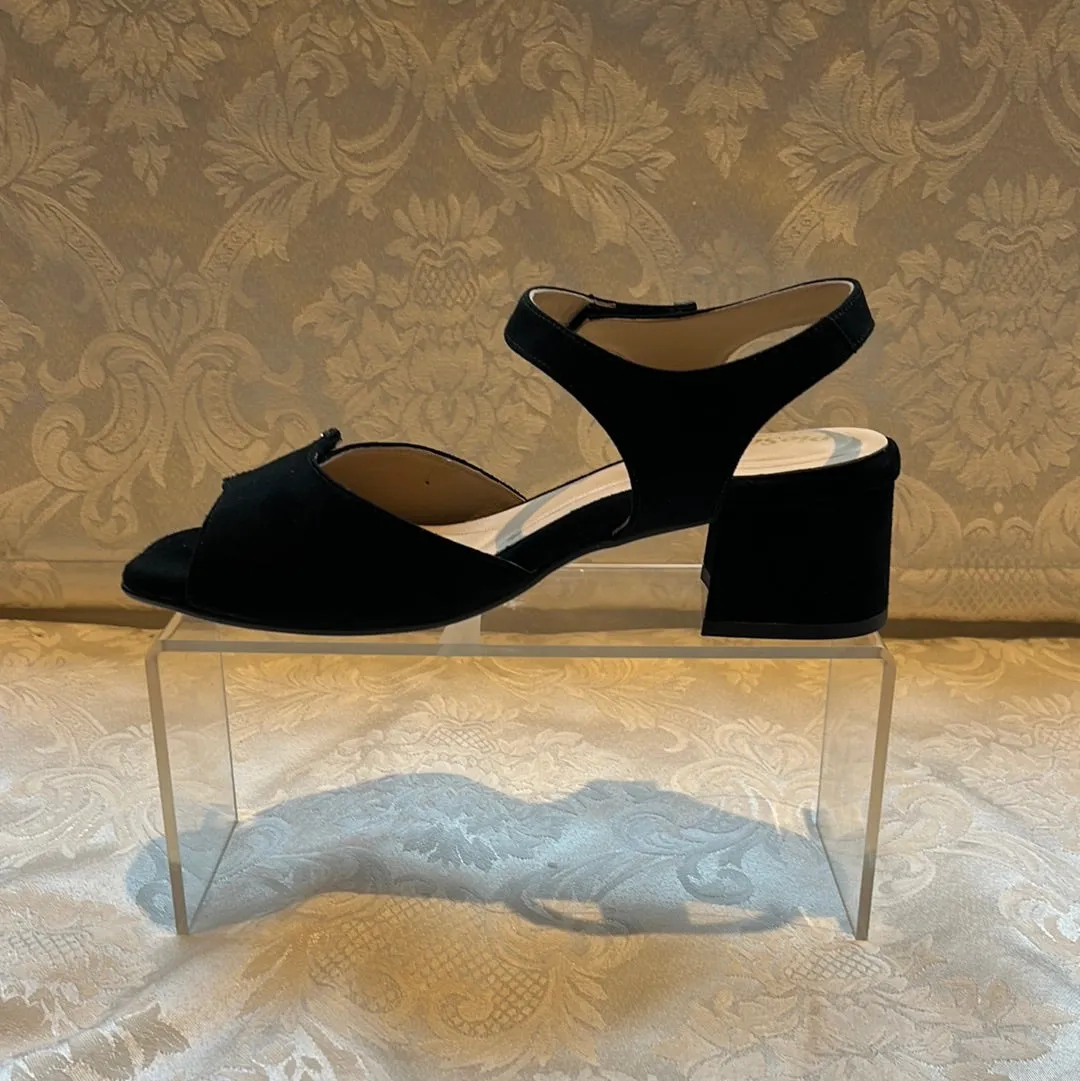 PIE SANTO 230288 BLING POINT BLACK SUEDE