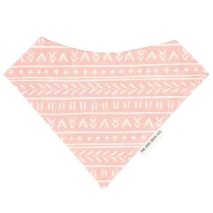 Pink Mudcloth Slip-On Bandana