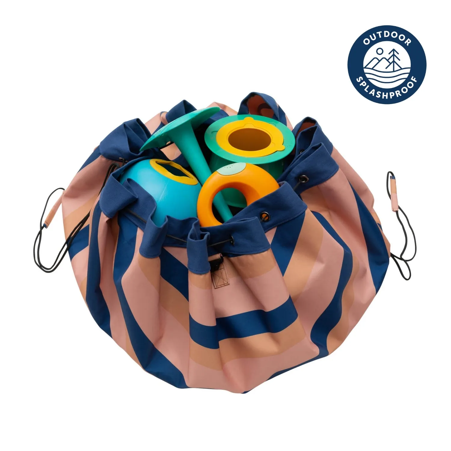 Play&Go Outdoor storage bag Mokka Stripes (Min of 1, multiples of 1)