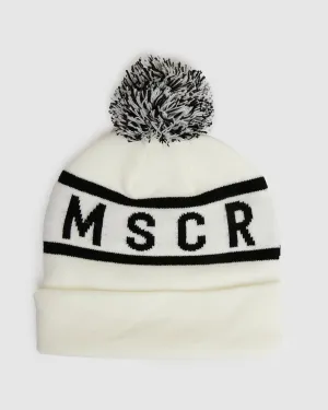POM POM BEANIE II - WHITE