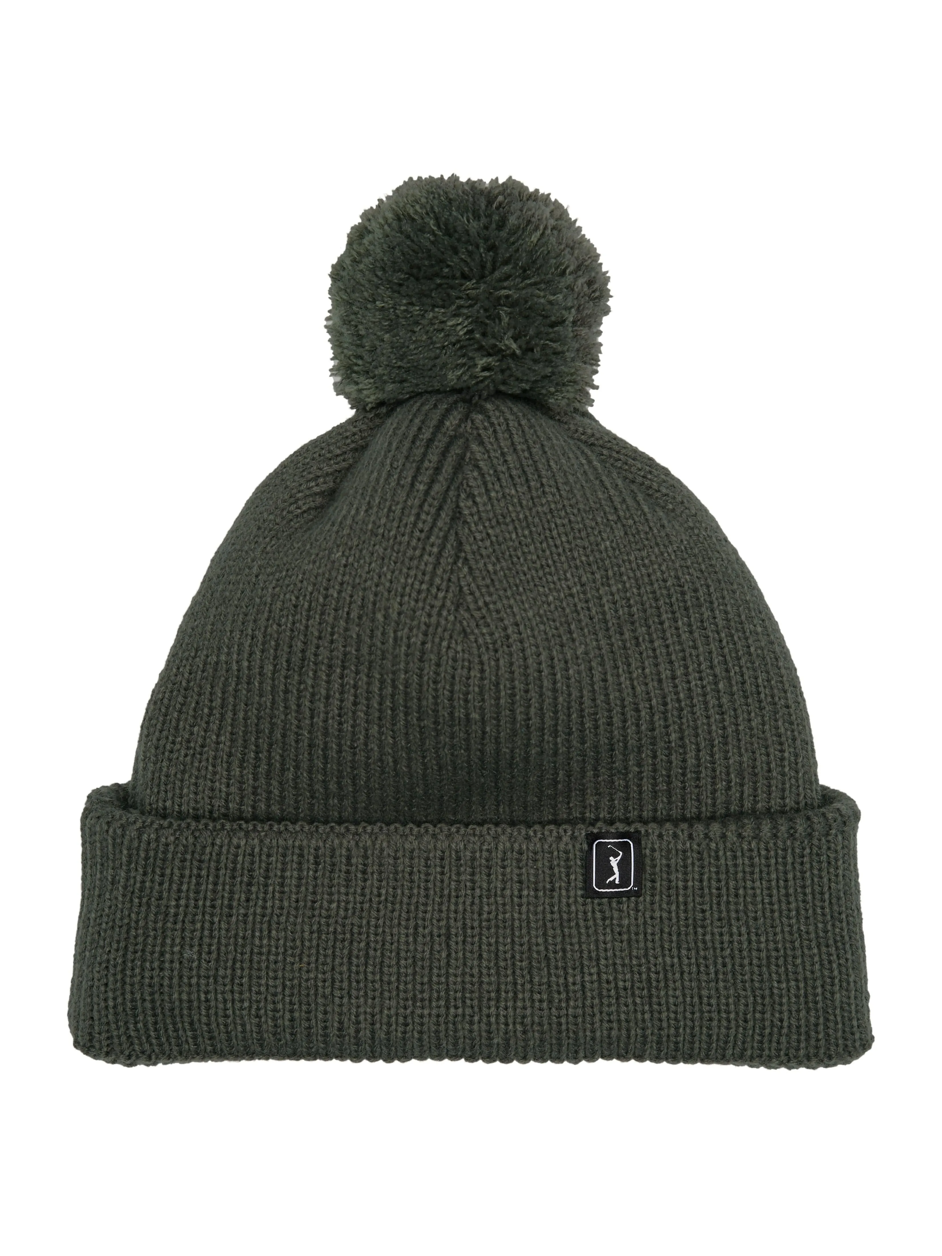 Pom Pom Beanie with Logo