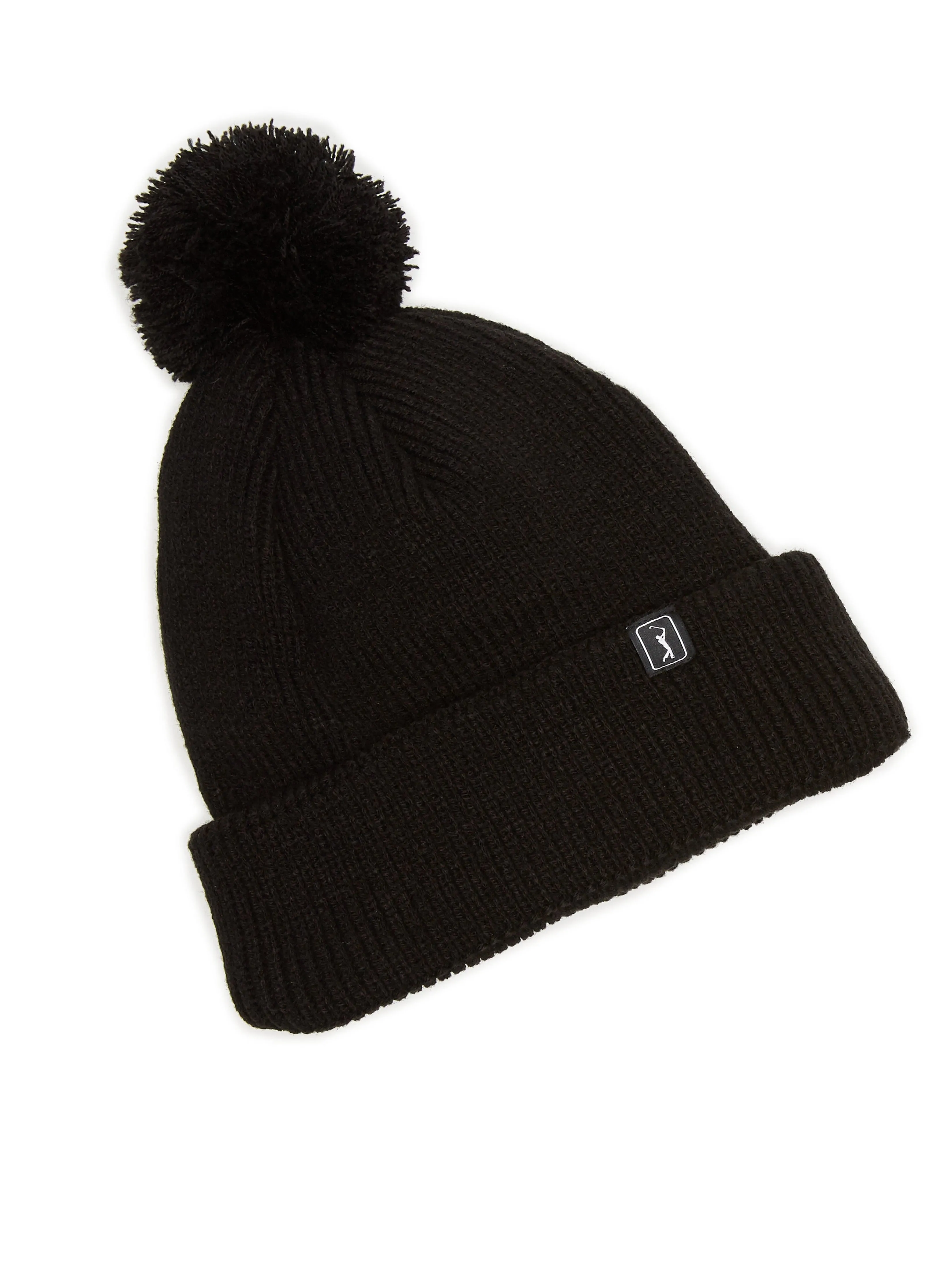 Pom Pom Beanie with Logo