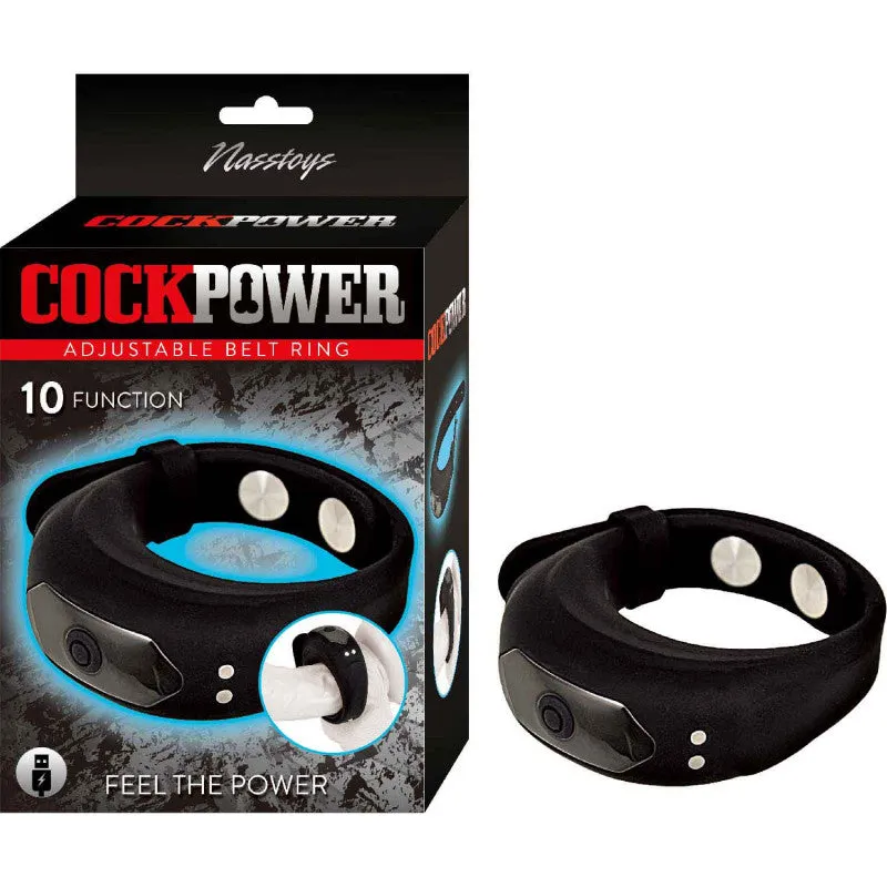 power Adjustable Belt Ring - Black