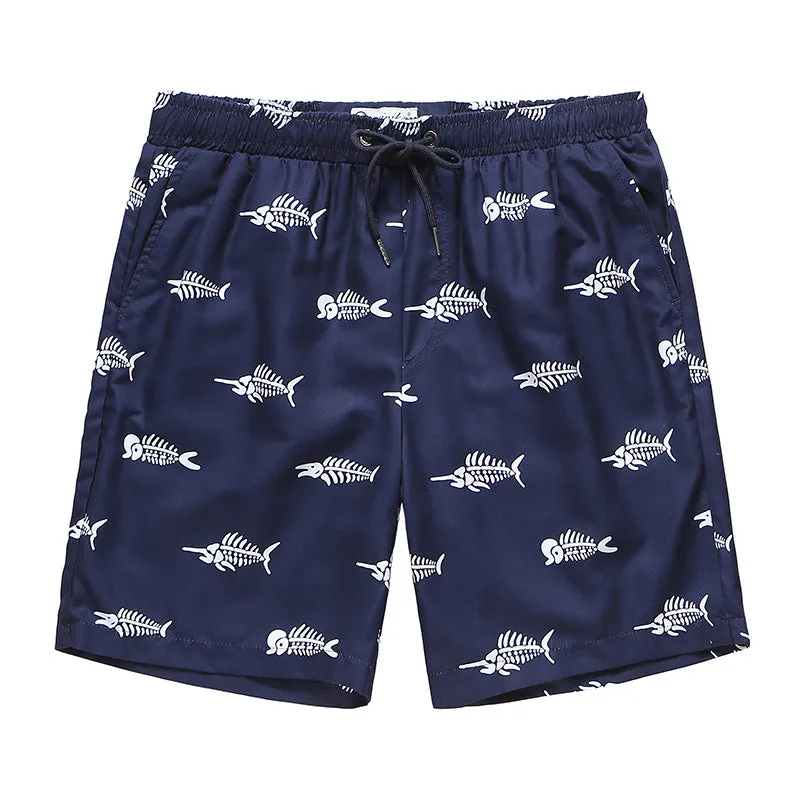 Printed Men's Beach Shorts Breathable  Shorts
