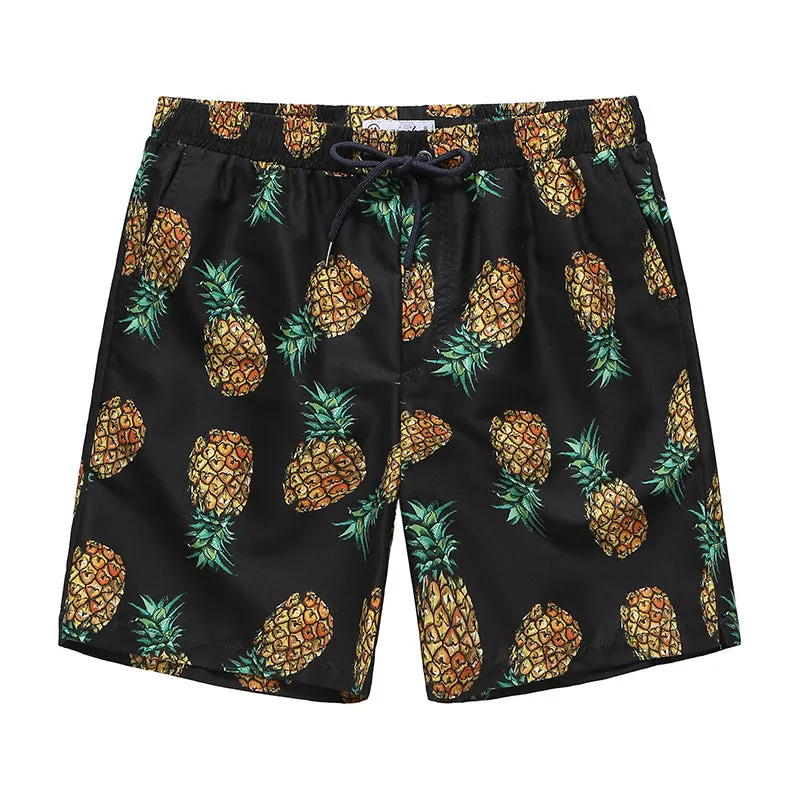 Printed Men's Beach Shorts Breathable  Shorts