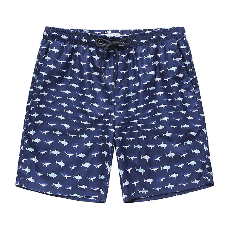 Printed Men's Beach Shorts Breathable  Shorts