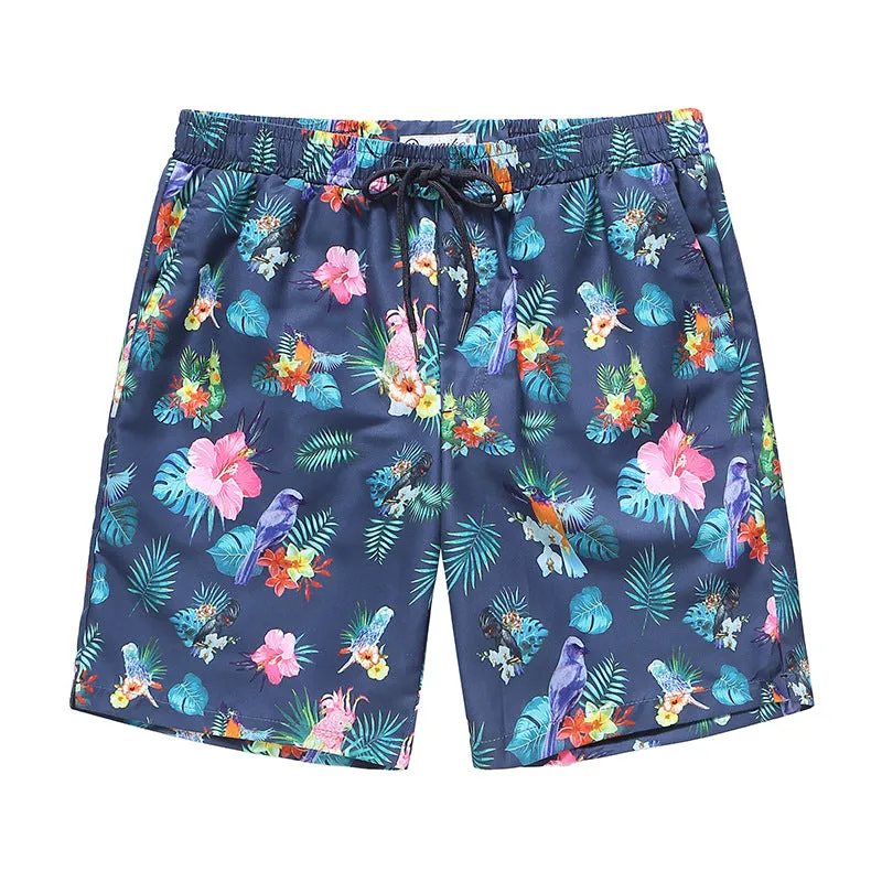 Printed Men's Beach Shorts Breathable  Shorts