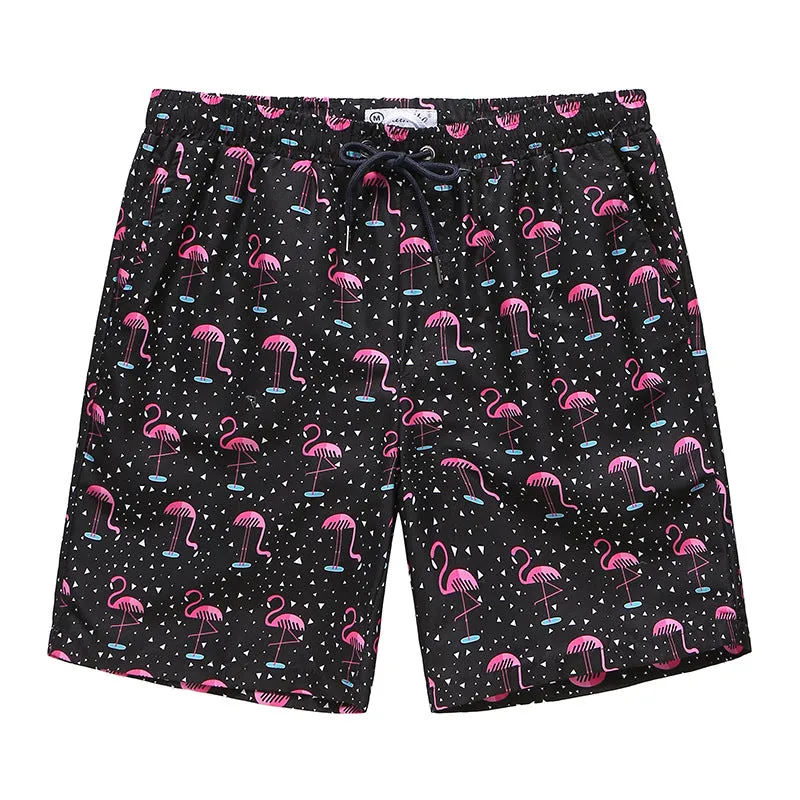 Printed Men's Beach Shorts Breathable  Shorts
