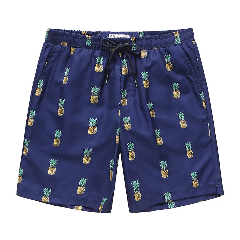 Printed Men's Beach Shorts Breathable  Shorts