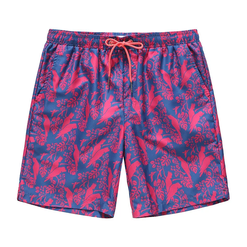 Printed Men's Beach Shorts Breathable  Shorts