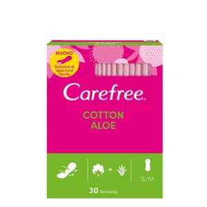 Proteggislip Carefree Cotton Aloe da 30 pezzi