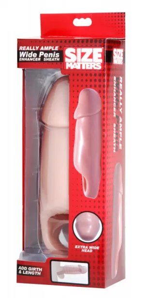 Really Ample Wide Penis Enhancer Sheath