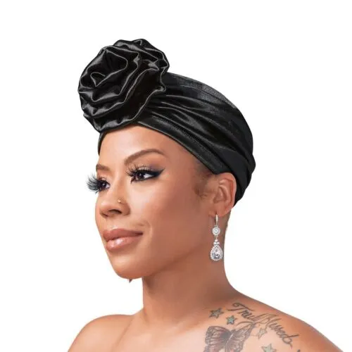 RED - Top Knot Turban - Luxe Silky