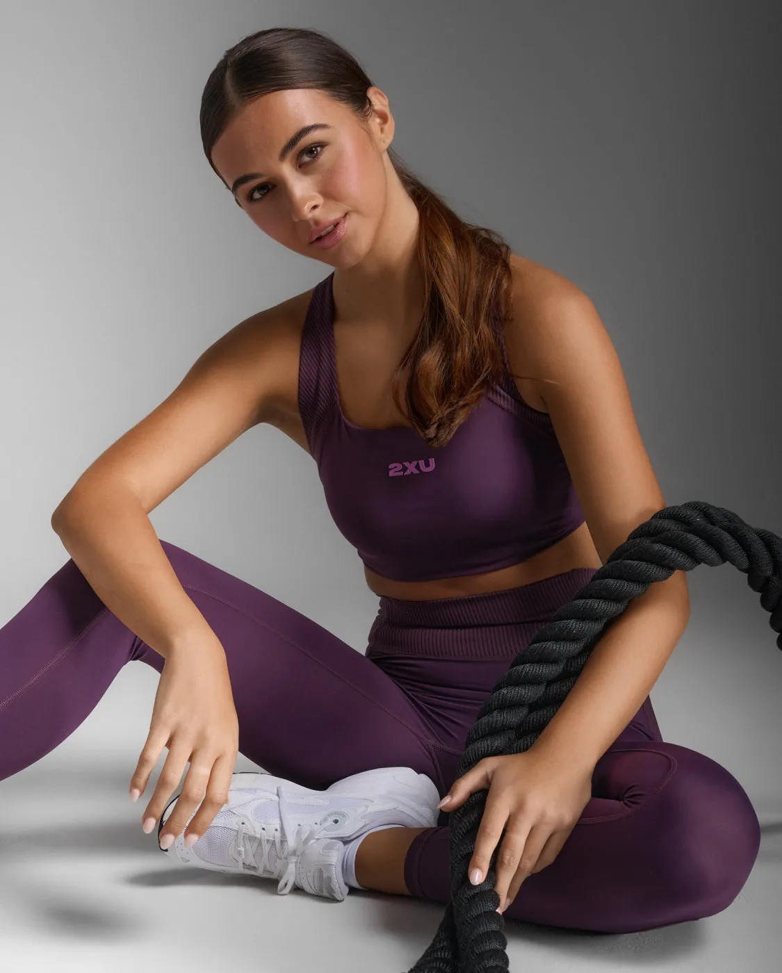 Ribbed Longline Low Impact Bra