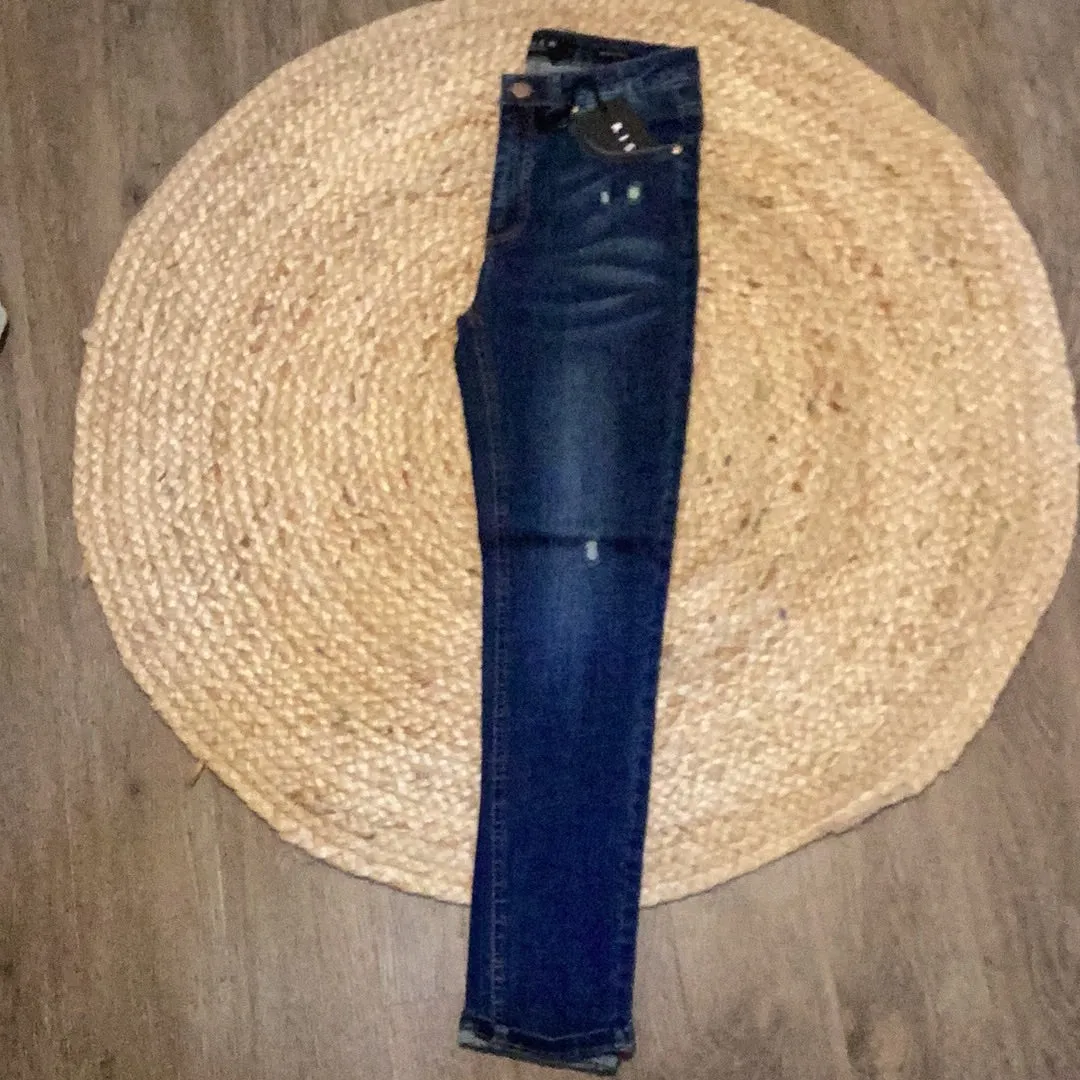 Risen Mid-Rise Ankle Skinnies