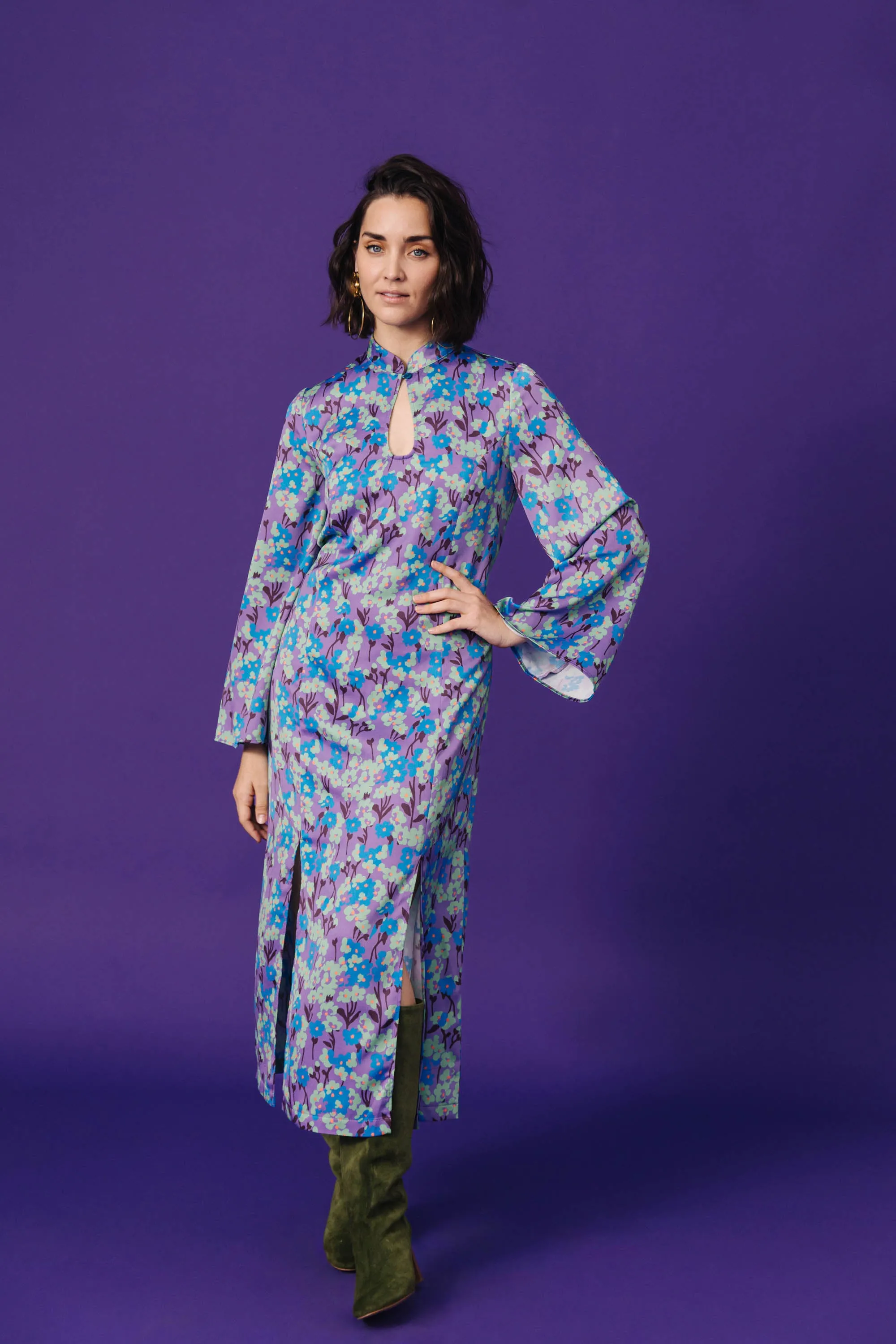 ROBE NEW DENISE MYOSOTIS