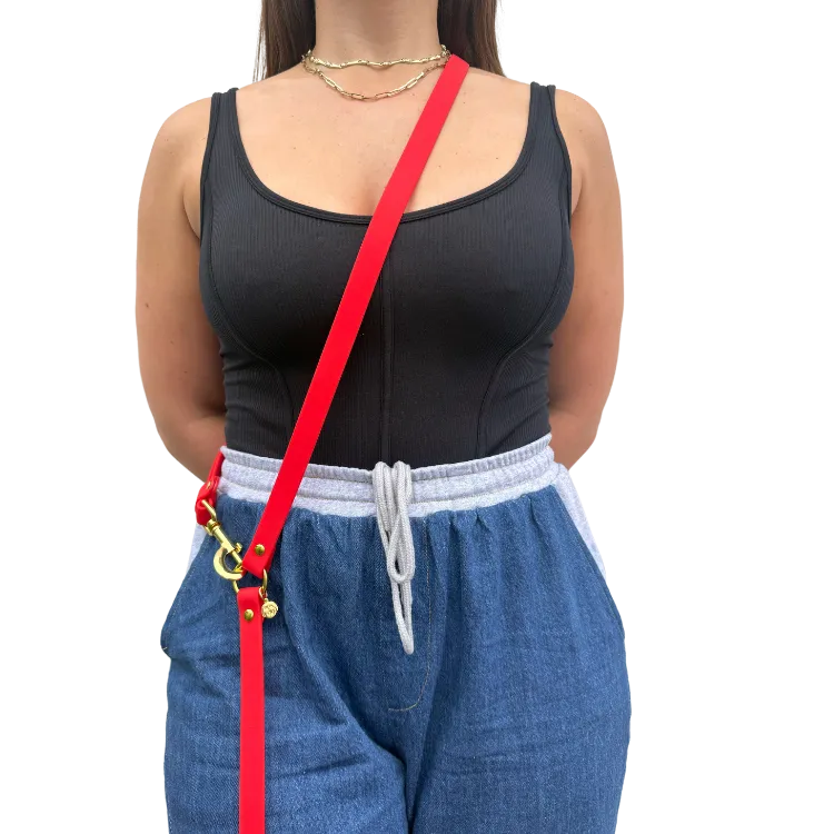 Ruby Red - Splashproof Handsfree Dog Leash