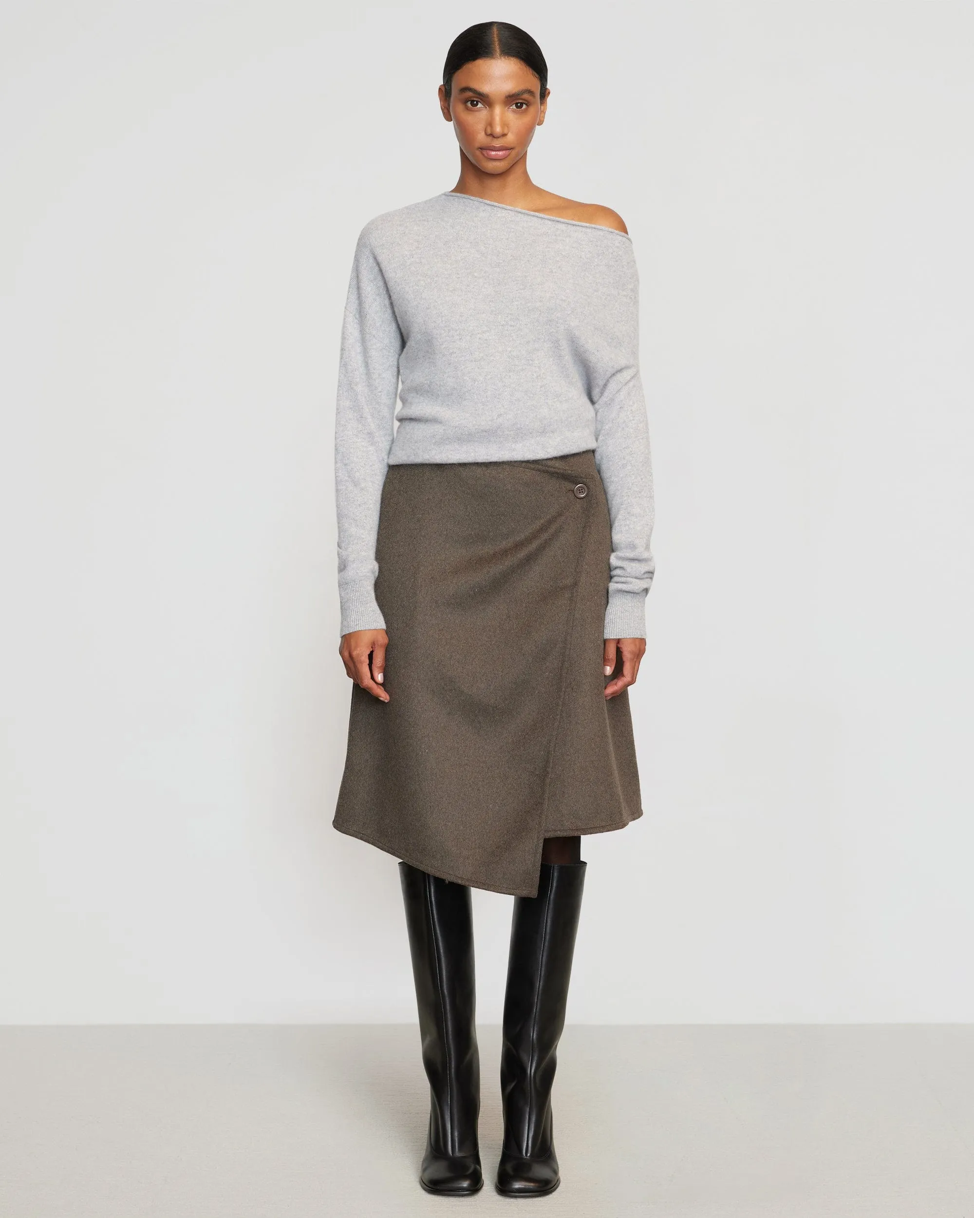 Sadie Asymmetric Wrap Skirt