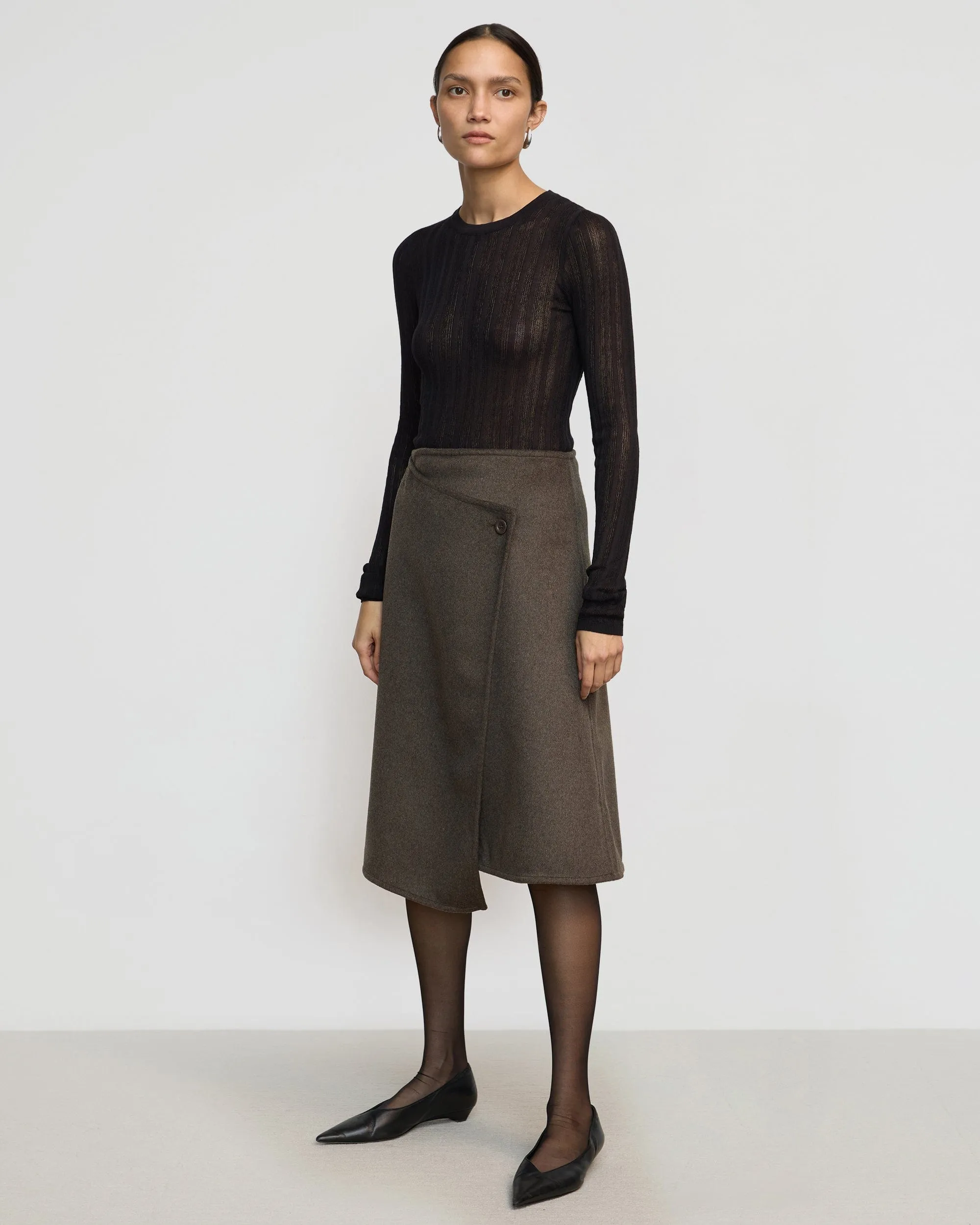 Sadie Asymmetric Wrap Skirt