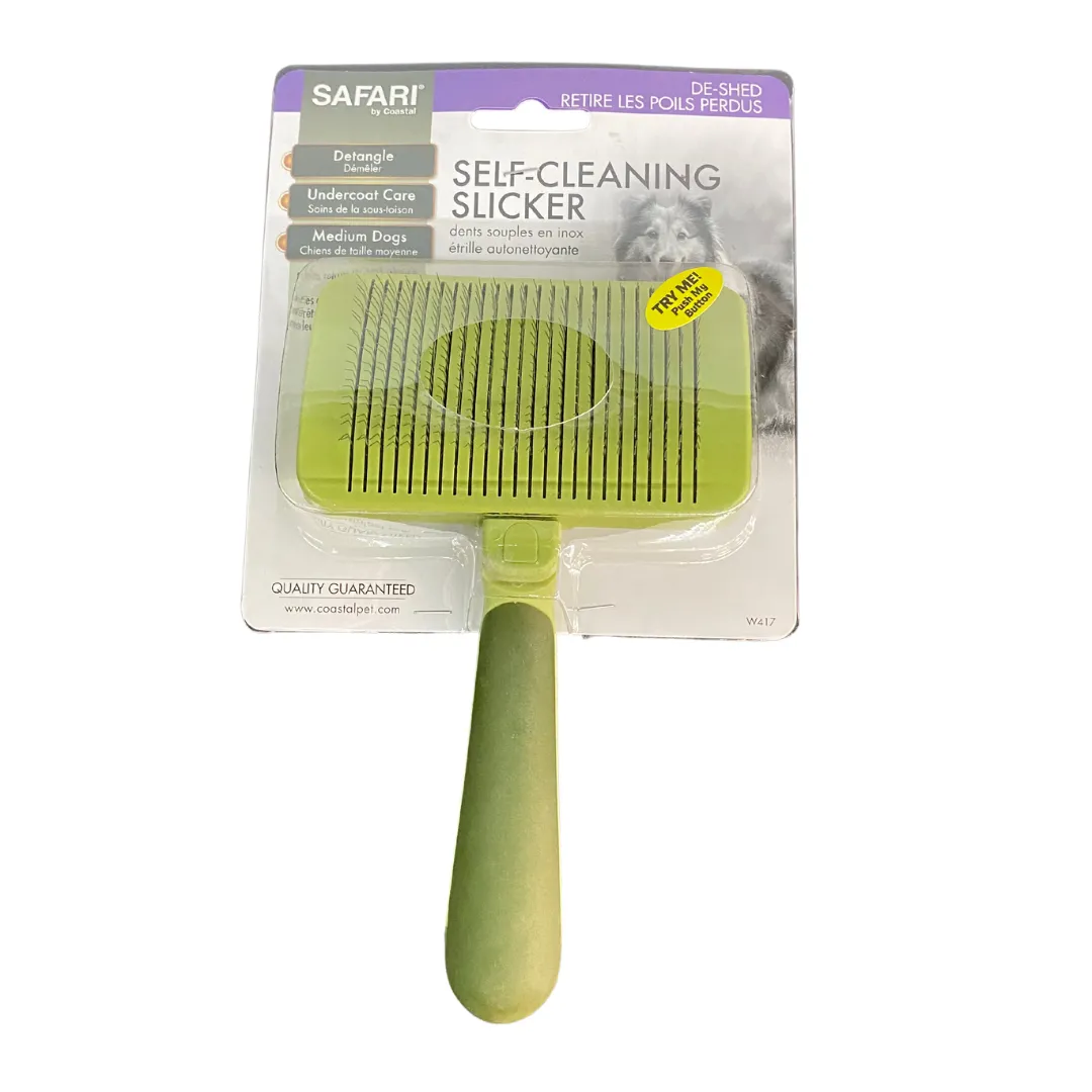 Safari Self-Cleaning Slicker Brush