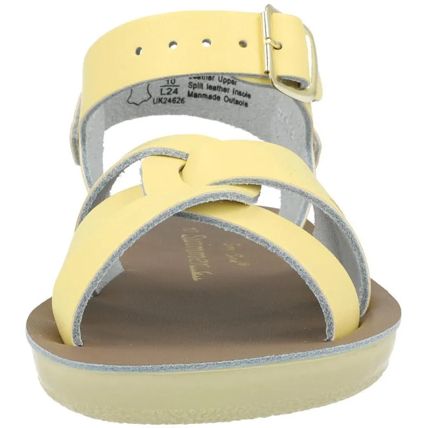 Salt-Water Sun-San Swimmer Butter Yellow Sandals