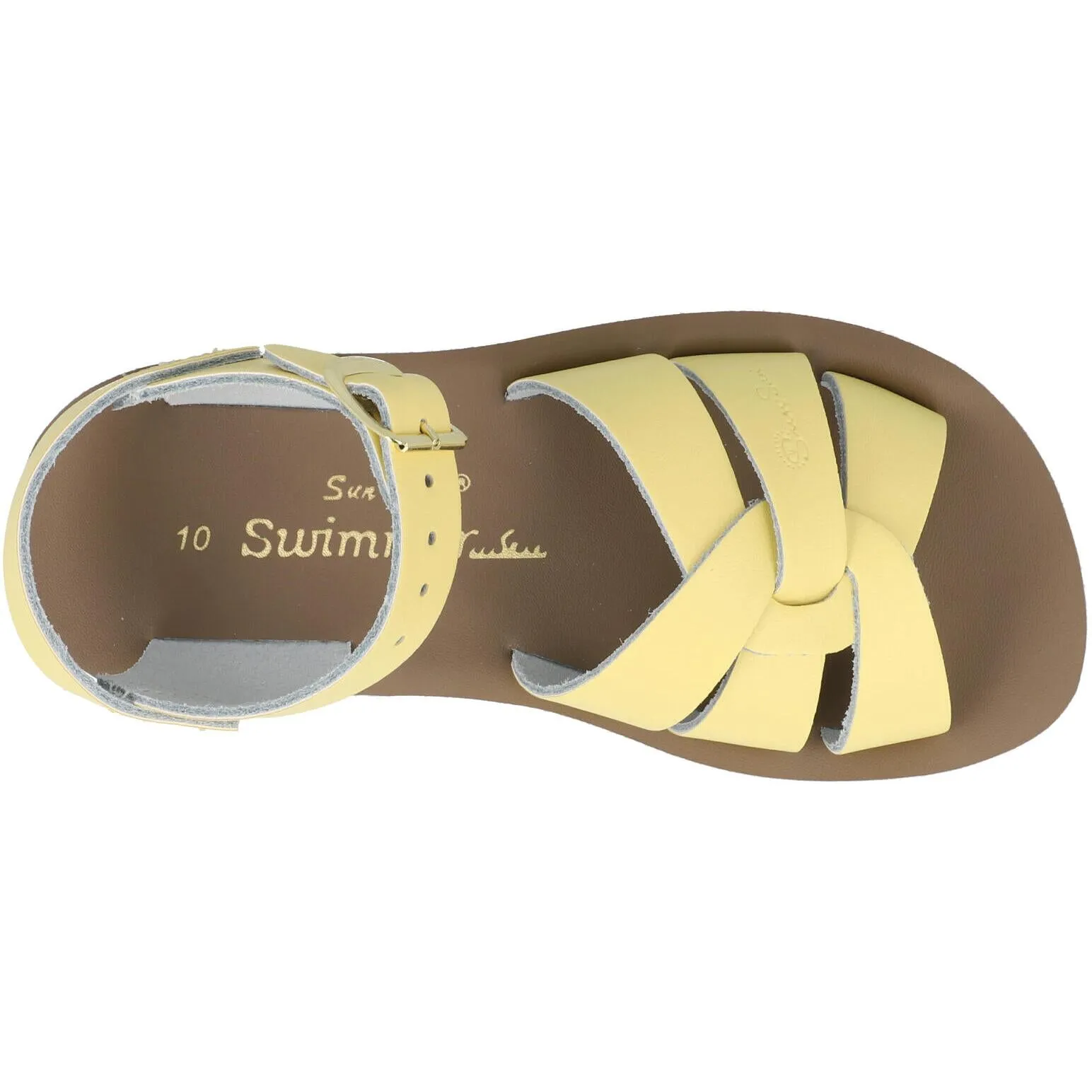 Salt-Water Sun-San Swimmer Butter Yellow Sandals
