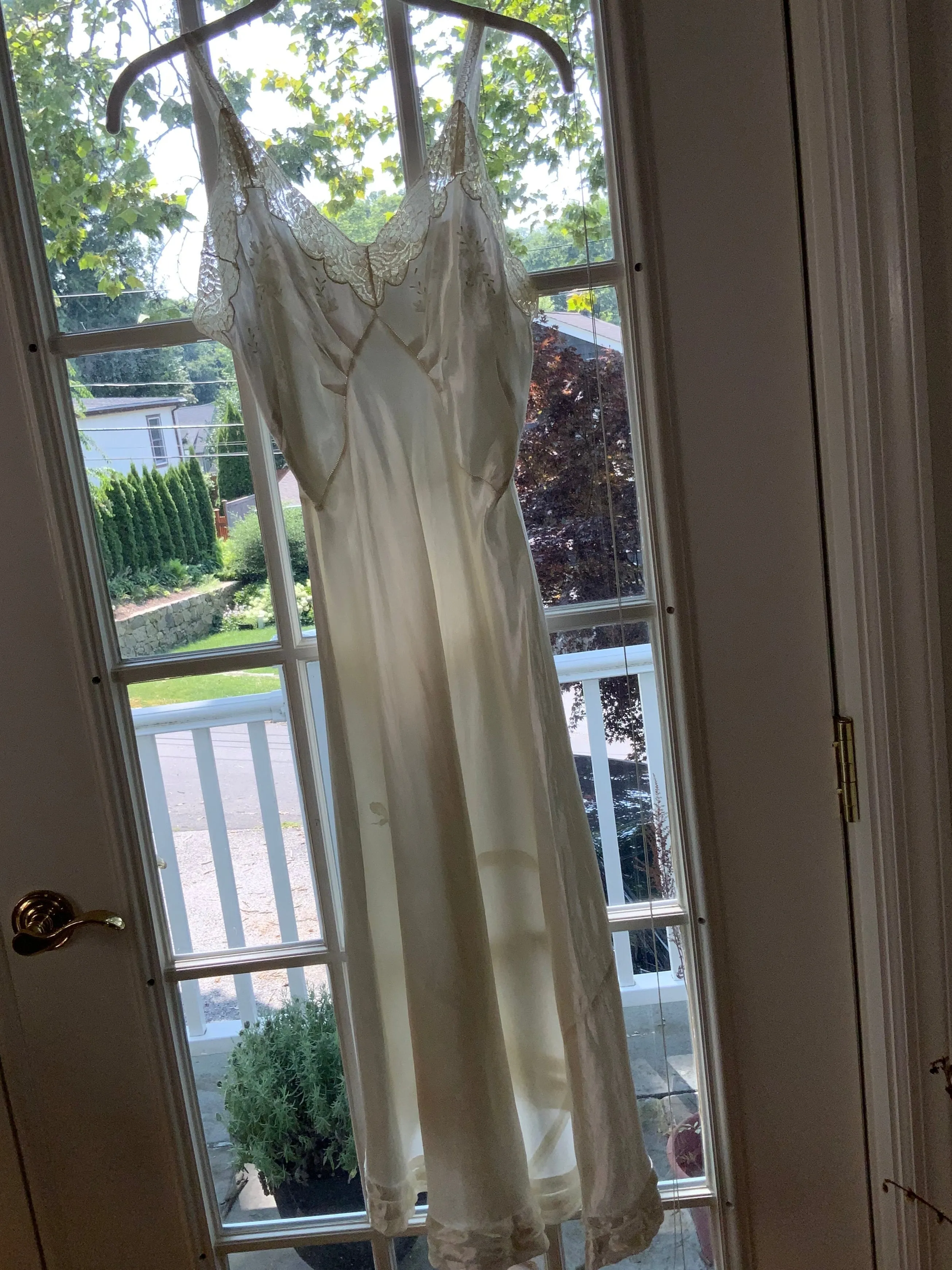 Satin Slip Dress - 50s - 50AI