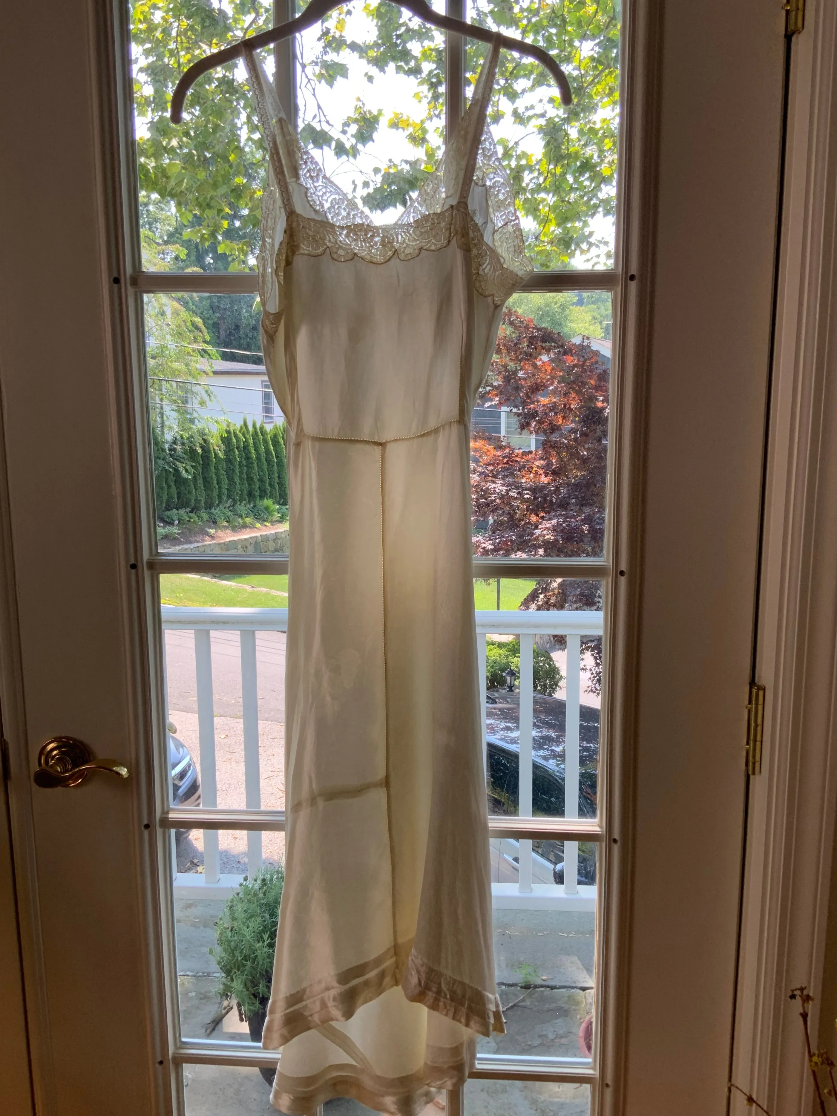 Satin Slip Dress - 50s - 50AI