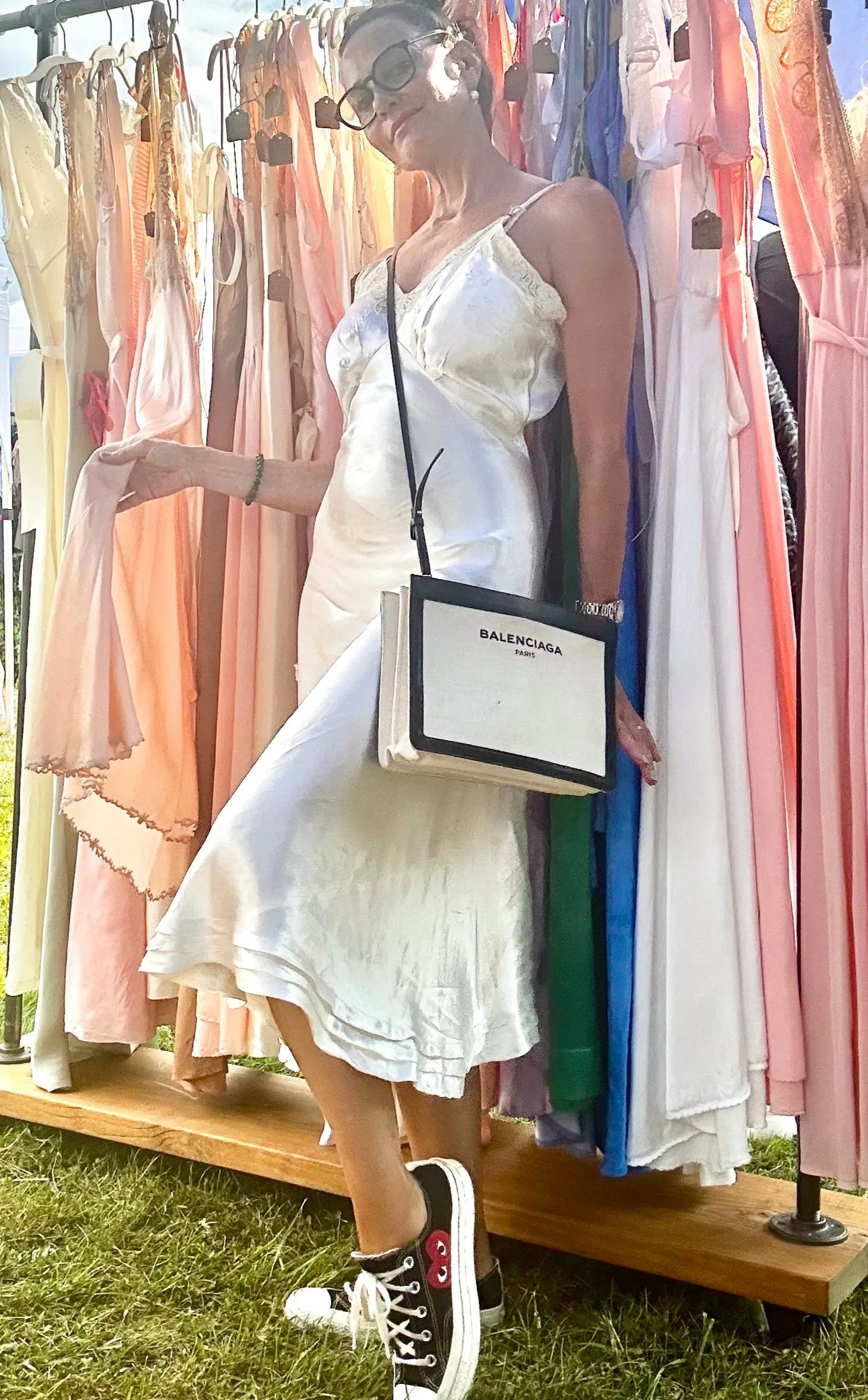 Satin Slip Dress - 50s - 50AI