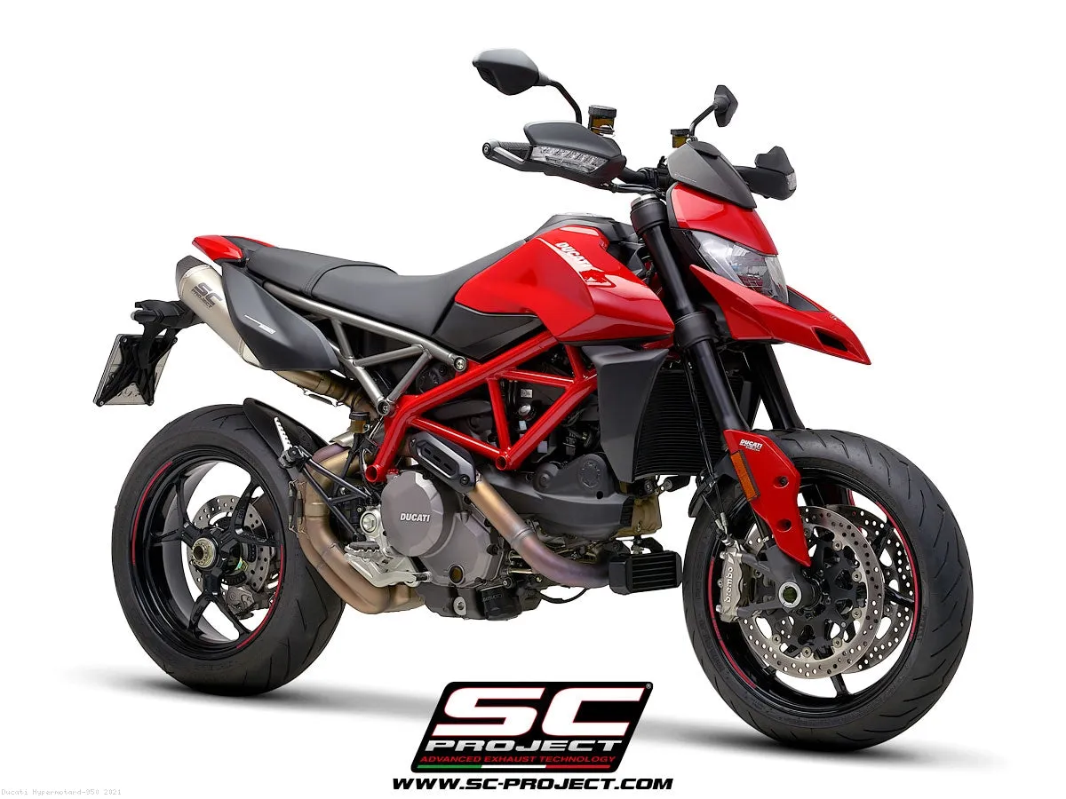 SC1-M Exhaust by SC-Project for Ducati Hypermotard 950 SP 2019 to 2023