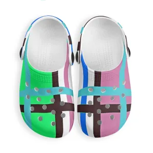✨'Scalpsie Bay, Bute' Happy Tartan® Kids Classic Clogs✨