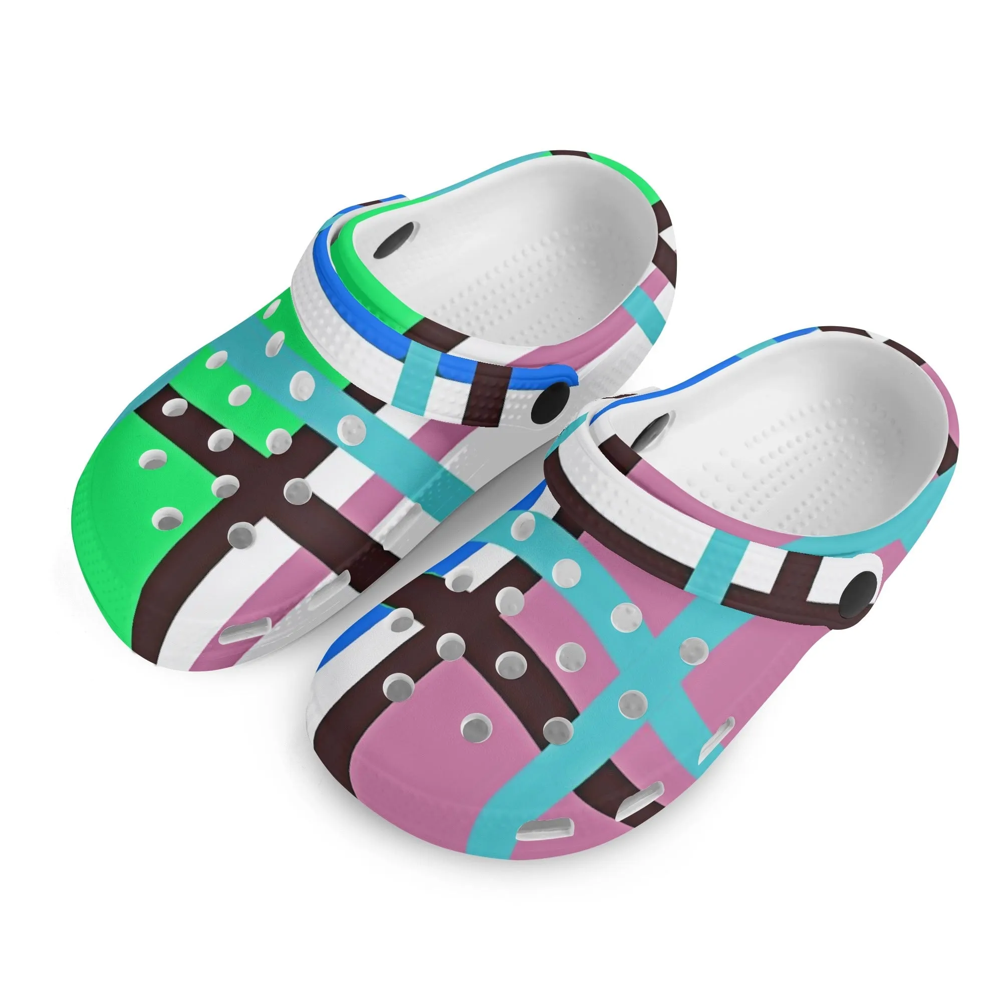 ✨'Scalpsie Bay, Bute' Happy Tartan® Kids Classic Clogs✨
