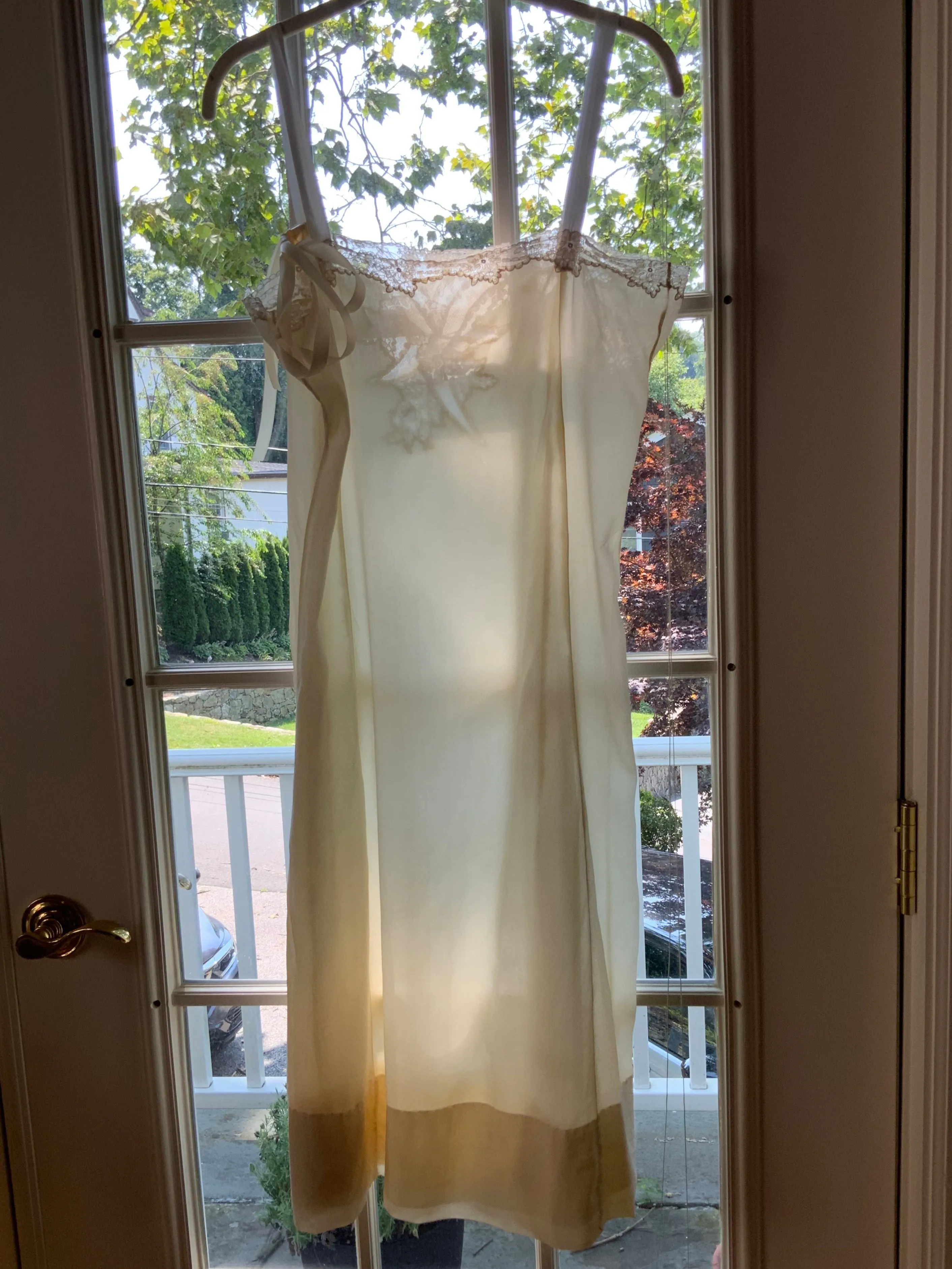 Silk Slip Dress - 20s - 20Y