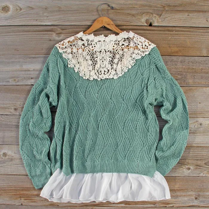 Sleepy December Sweater in Sage