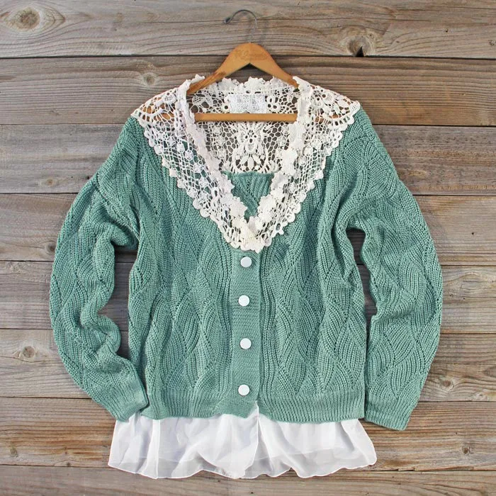 Sleepy December Sweater in Sage