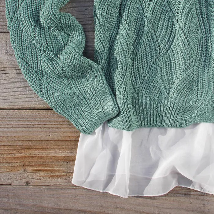 Sleepy December Sweater in Sage
