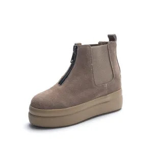 Small Size Thicksole Short Boots DS382