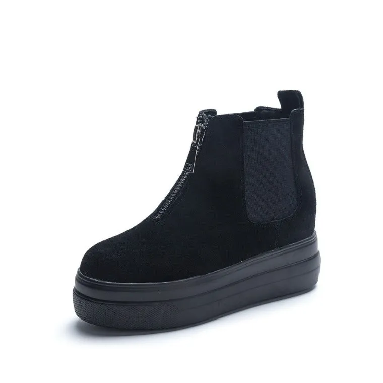 Small Size Thicksole Short Boots DS382