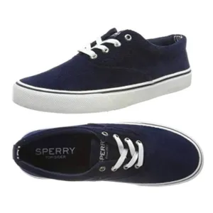 Sperry Men's Striper Nautical Corduroy Navy Sneaker