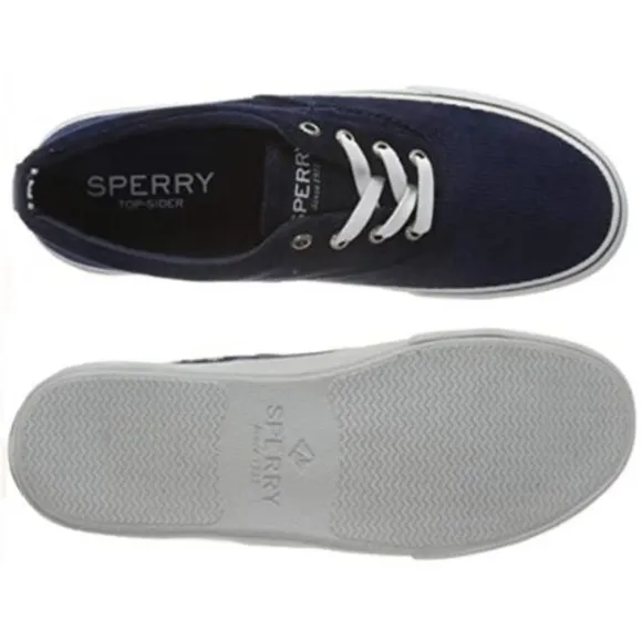 Sperry Men's Striper Nautical Corduroy Navy Sneaker