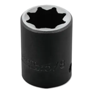 Stanley® Products Torqueplus Impact Sockets, 1/2 in Drive, 5/8 in Opening, 8 Points, 7420S